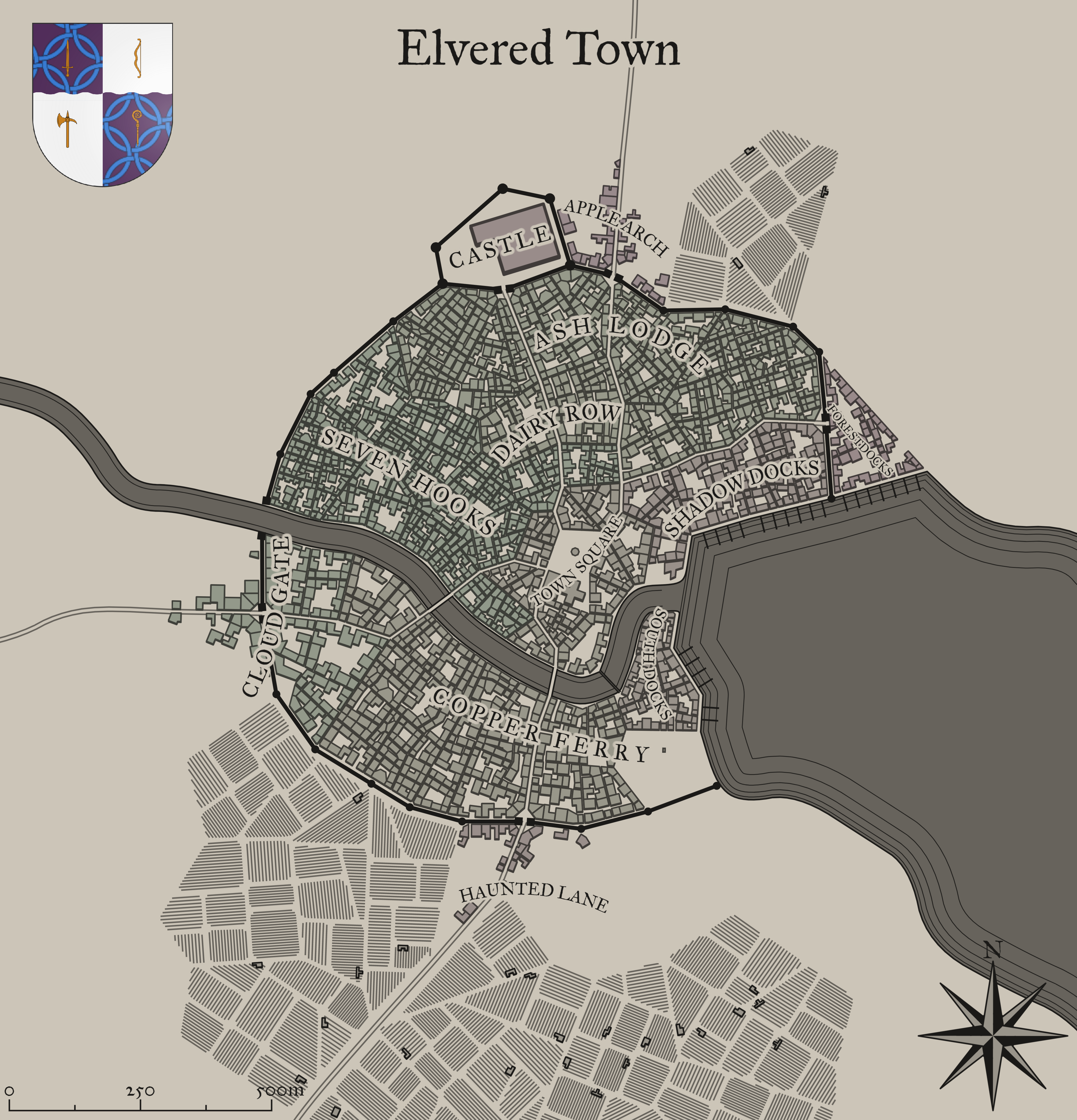 Map of Elvered